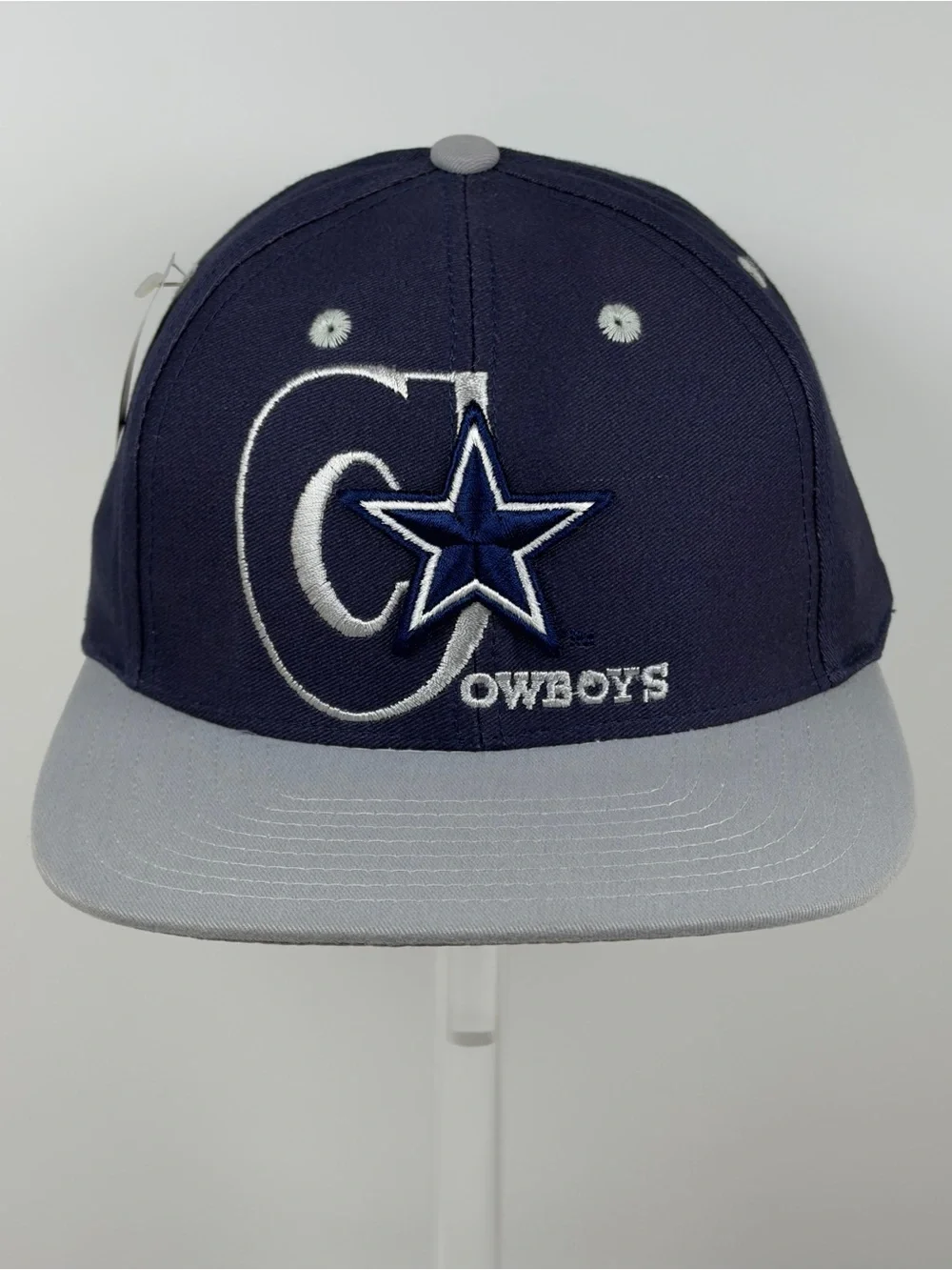 Vtg Dallas Cowboys Hat Annco Snapback Big Logo Team NFL 90s Deadstock NWT Blue